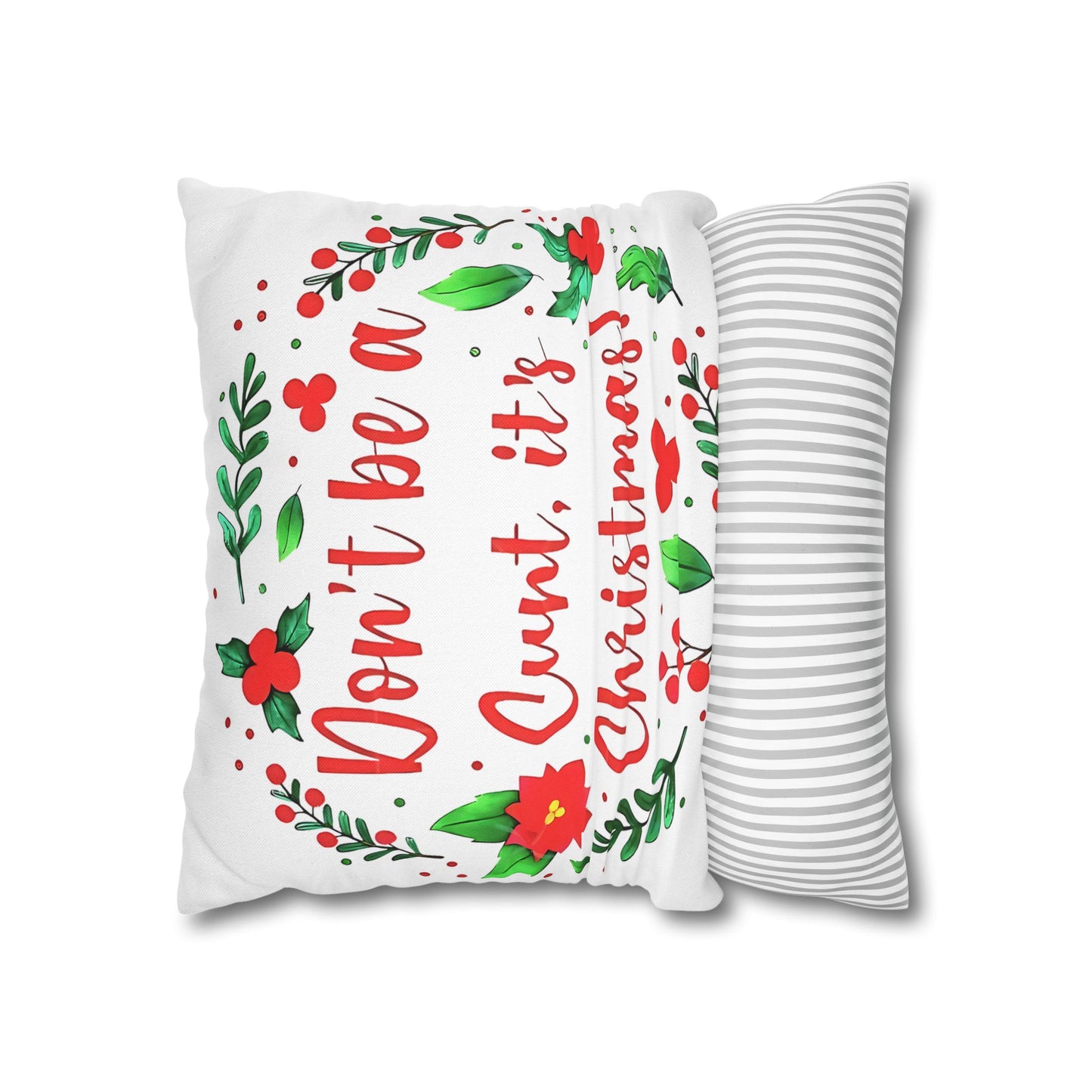 Christmas Humorous Pillowcase - Funny Gift for Couch and Holiday Decor - VYBE Shop