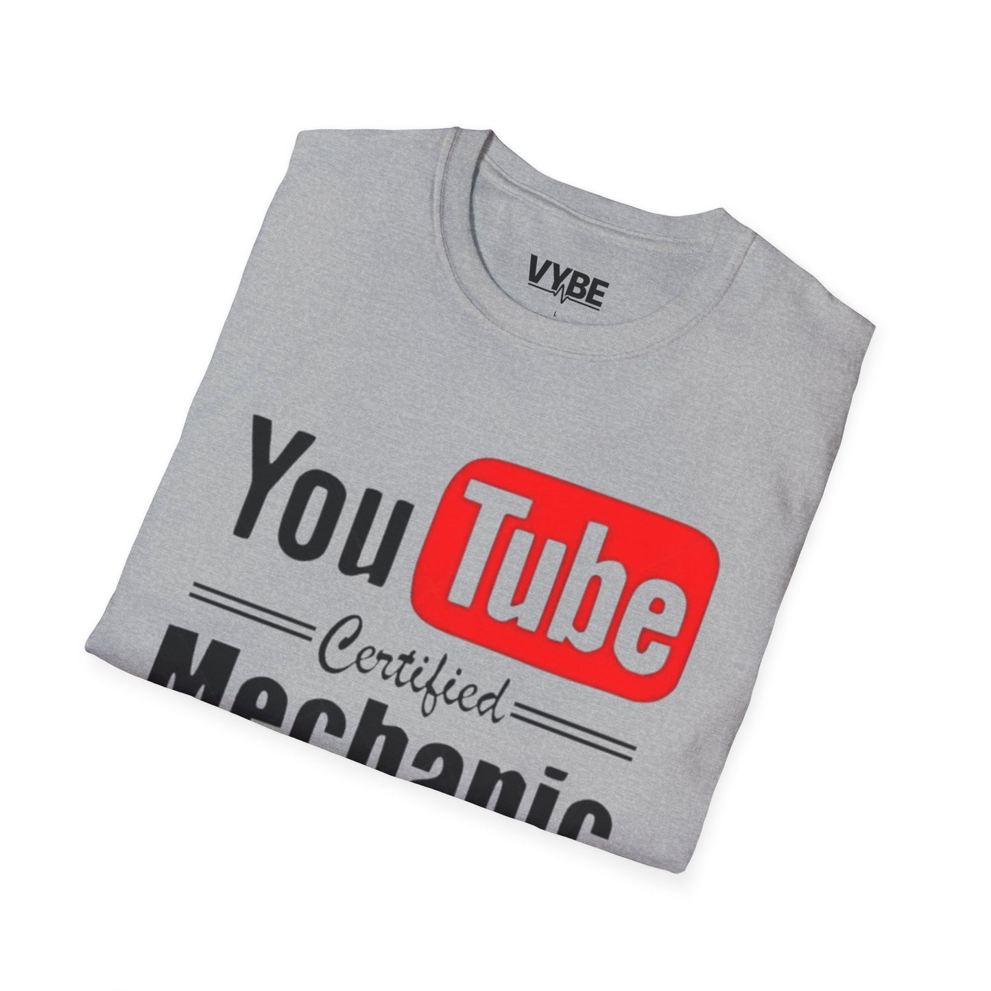 Funny- YouTube Certified Mechanic T-Shirt - VYBE Shop