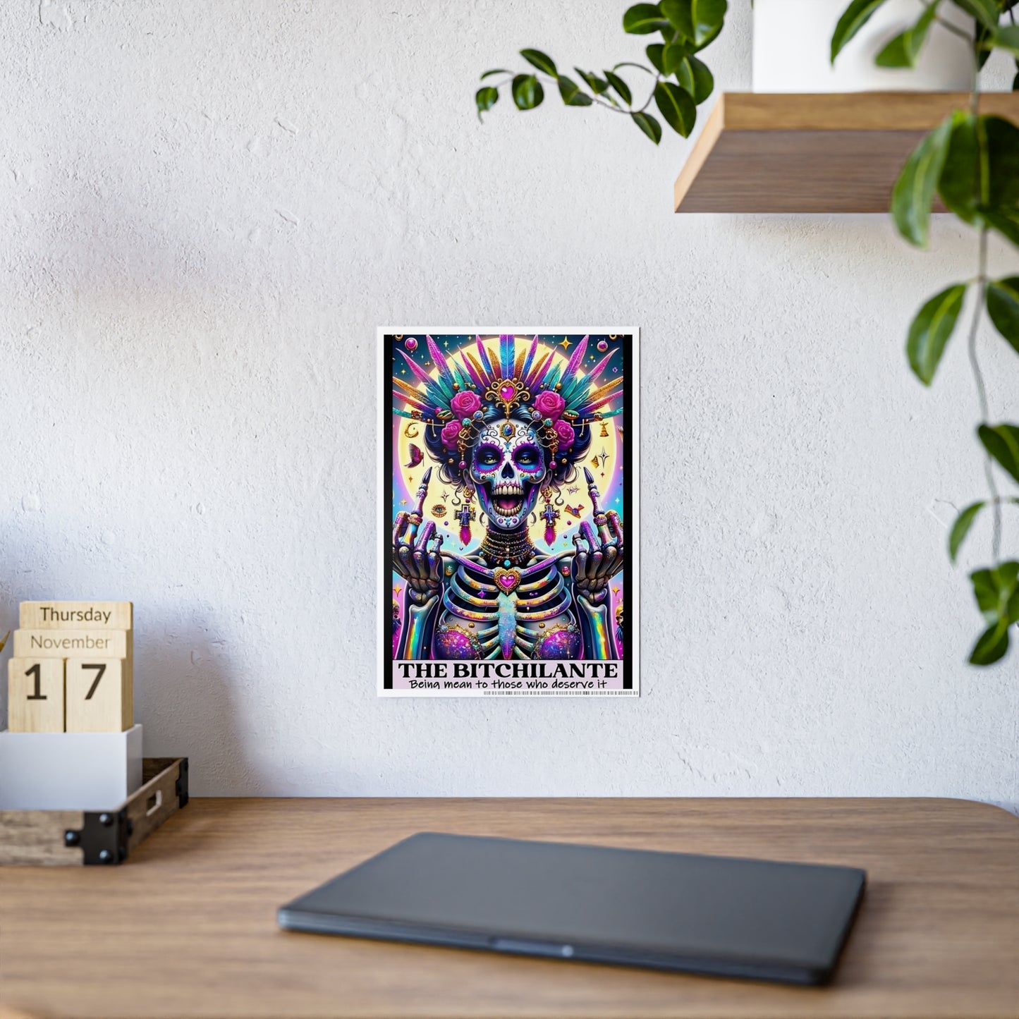 Bitchalante Tarot Wall Poster - Enchanting Wall Decor for Mystical Spaces - VYBE Shop