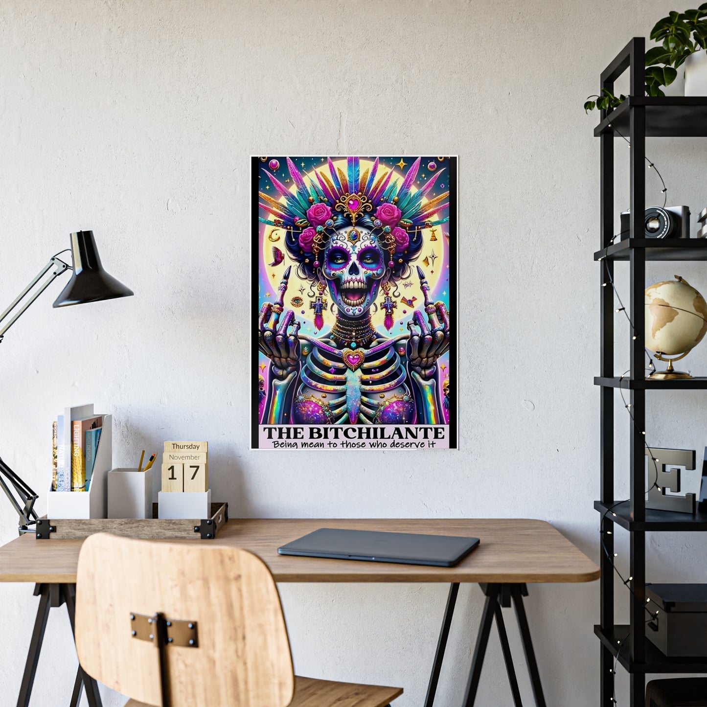 Bitchalante Tarot Wall Poster - Enchanting Wall Decor for Mystical Spaces - VYBE Shop