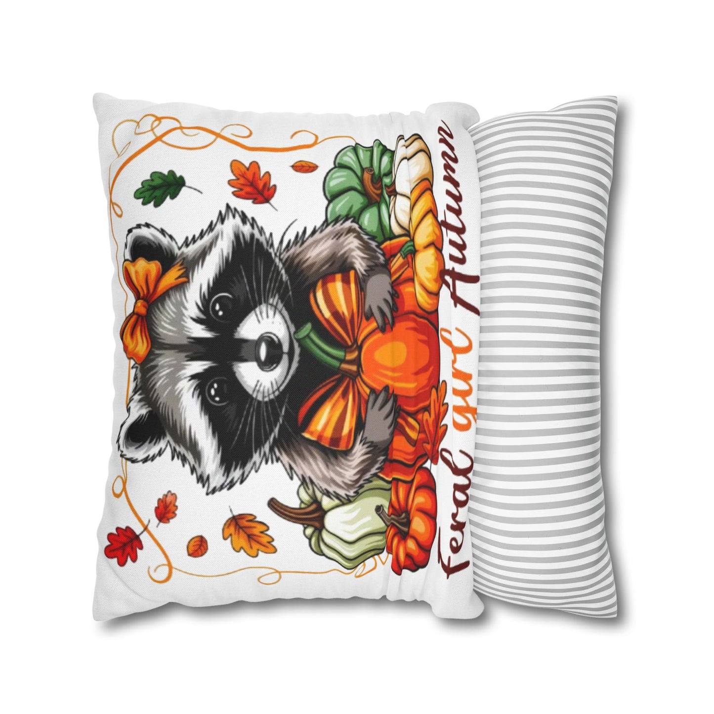 Autumn Raccoon Pillowcase for Cozy Home Decor and Fall Gifts for Animal Lovers - VYBE Shop