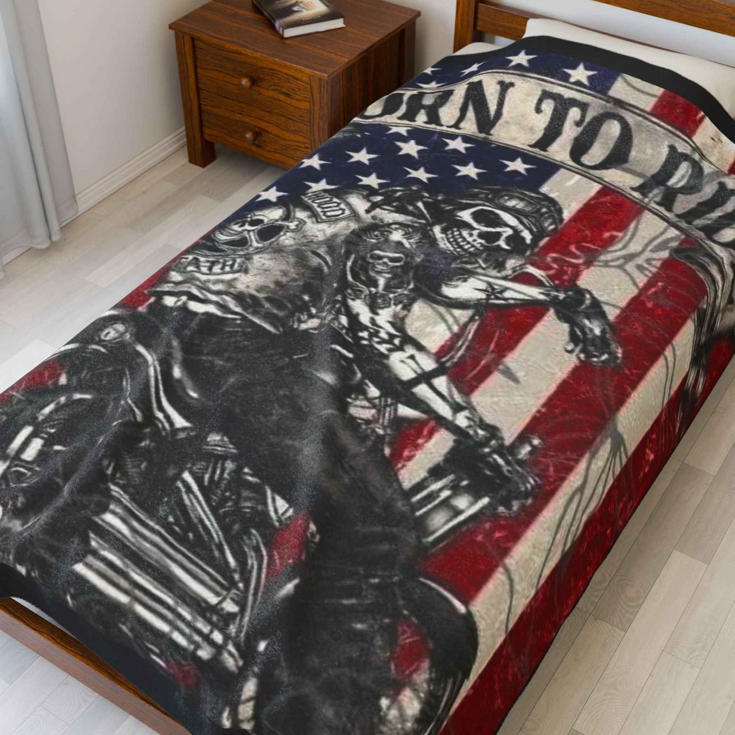 Biker Plush Blanket