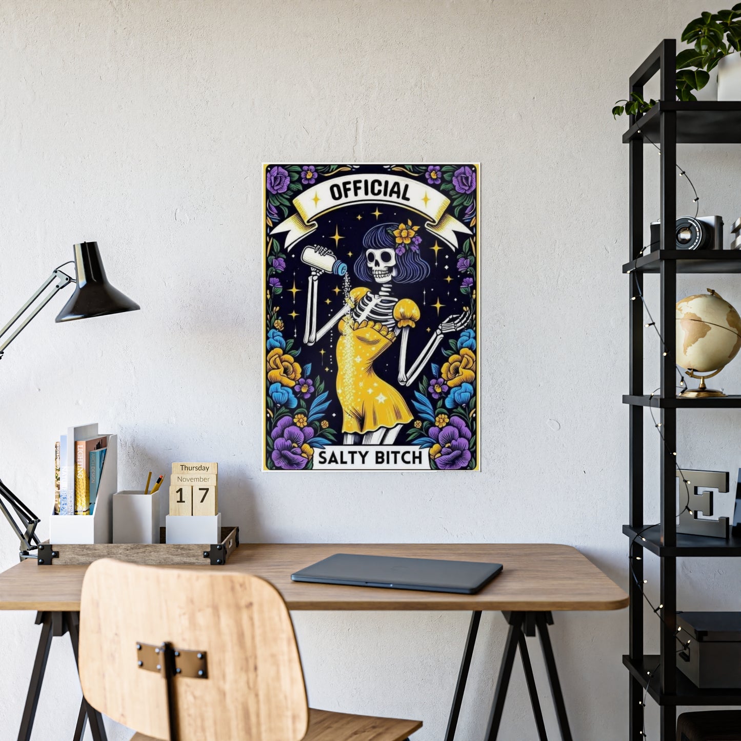Salty Bitch Tarot Poster for Unique Home Decor - VYBE Shop