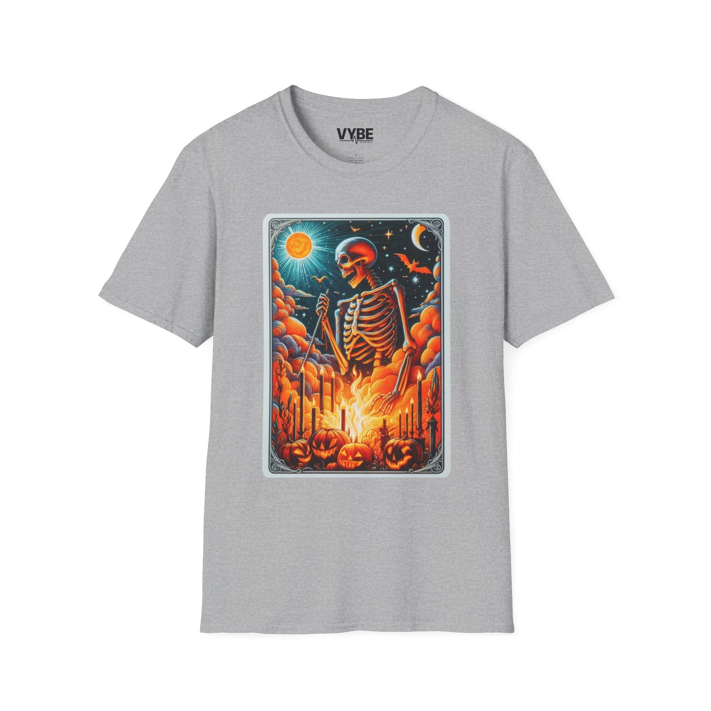Halloween the Skeleton Tarot Tee for Spooky Style - VYBE Shop