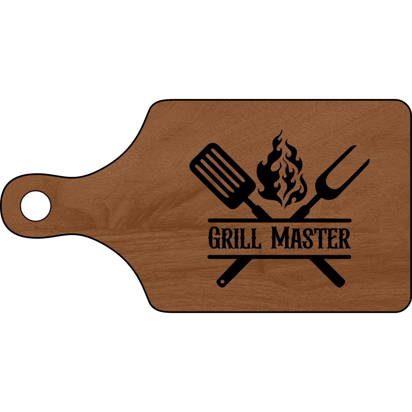 Grill Master Cutting Board - Engraved Wooden Cutting Board for BBQ Lovers and Enthusiasts - VYBE Shop