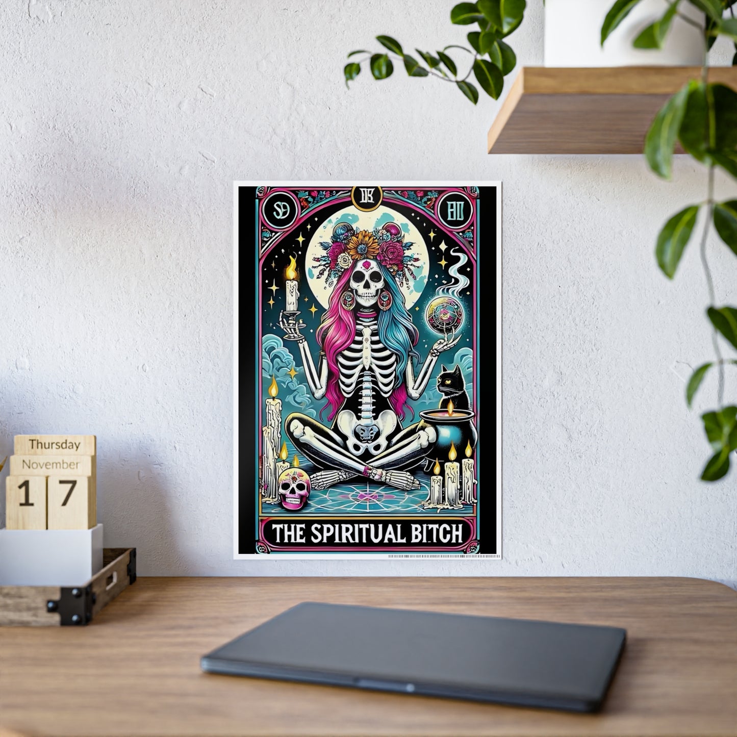 Spiritual Bitch Poster | Tarot Wall Art for a Bold Statement - VYBE Shop