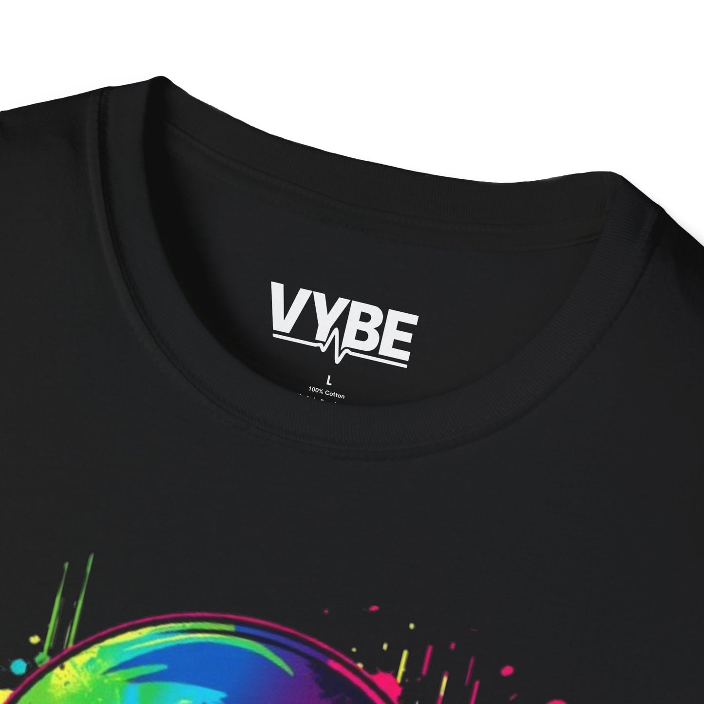 Neon- Skull Graphic T-Shirt - VYBE Shop