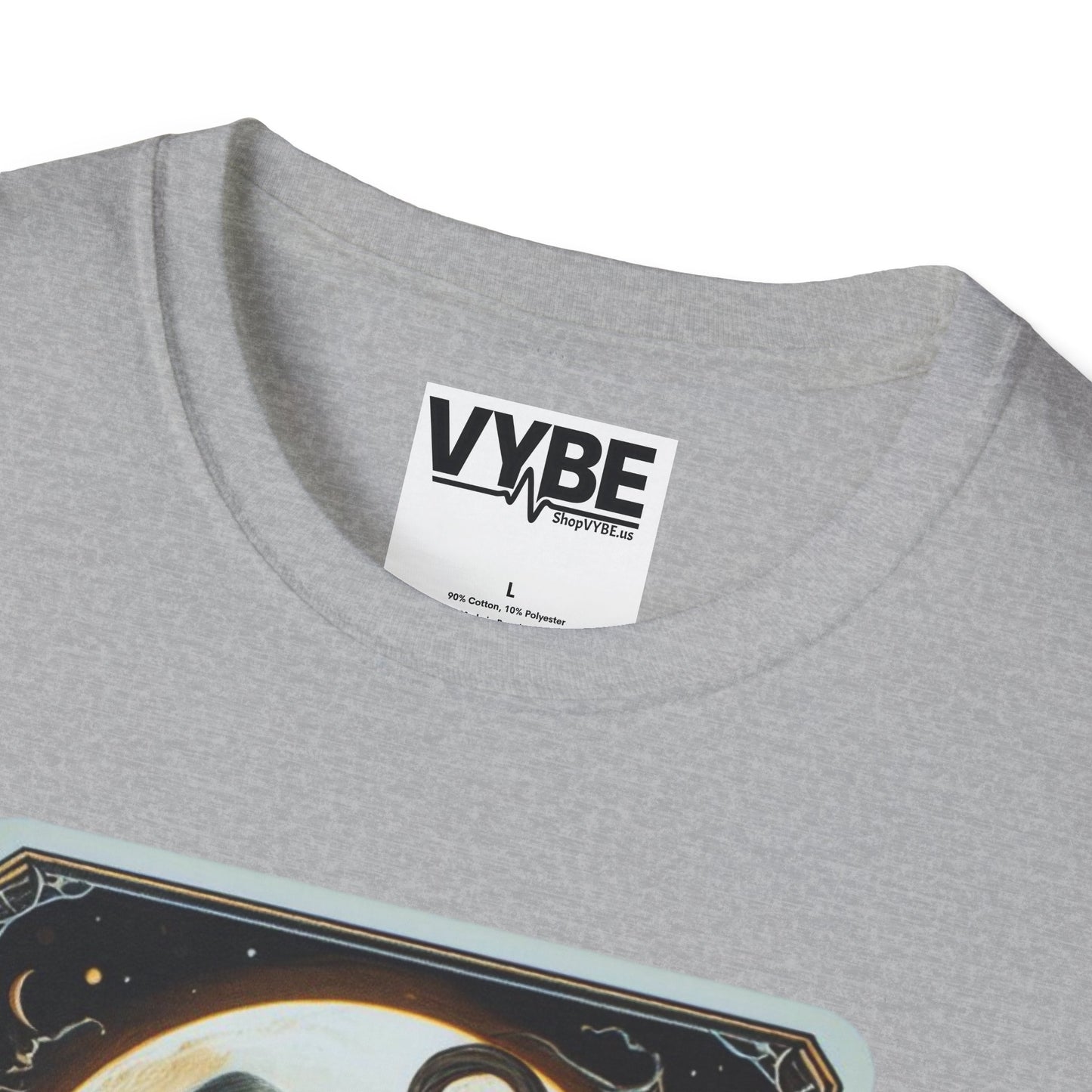 Halloween Ghost Tarot Tee - Enchanting Design for Spooky Season - VYBE Shop