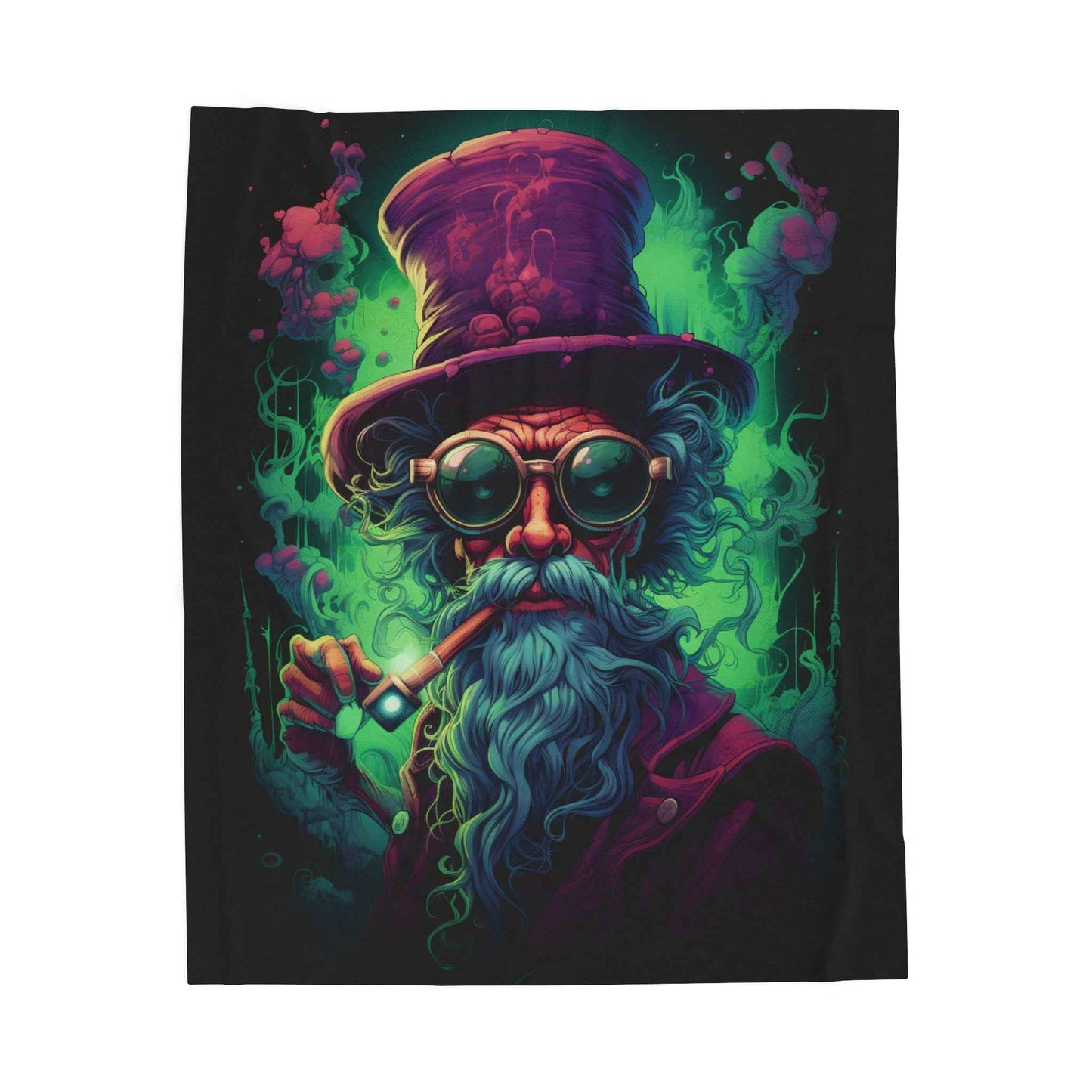 Whimsical Wizard Plush Blanket