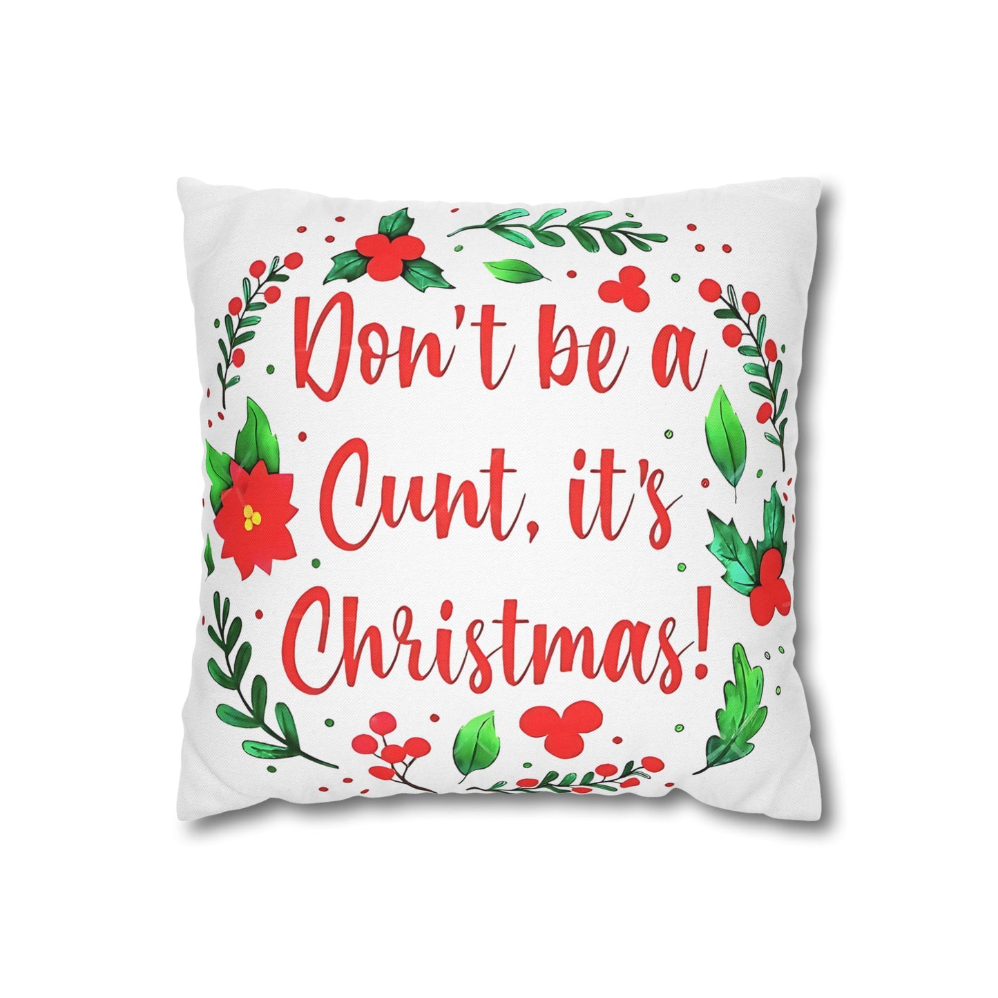 Christmas Humorous Pillowcase - Funny Gift for Couch and Holiday Decor - VYBE Shop