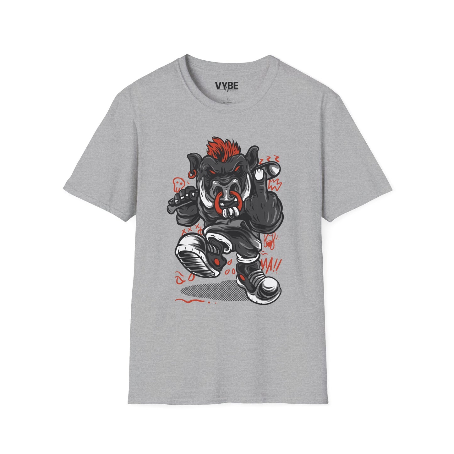Streetwear Bull T-Shirt - VYBE