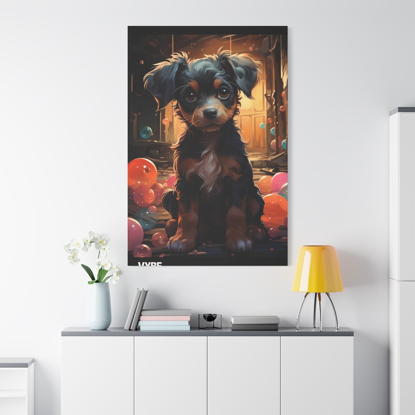 Adorable Puppy Canvas Art for Pet Home Decor - Perfect Dog Lover Gift - VYBE Shop