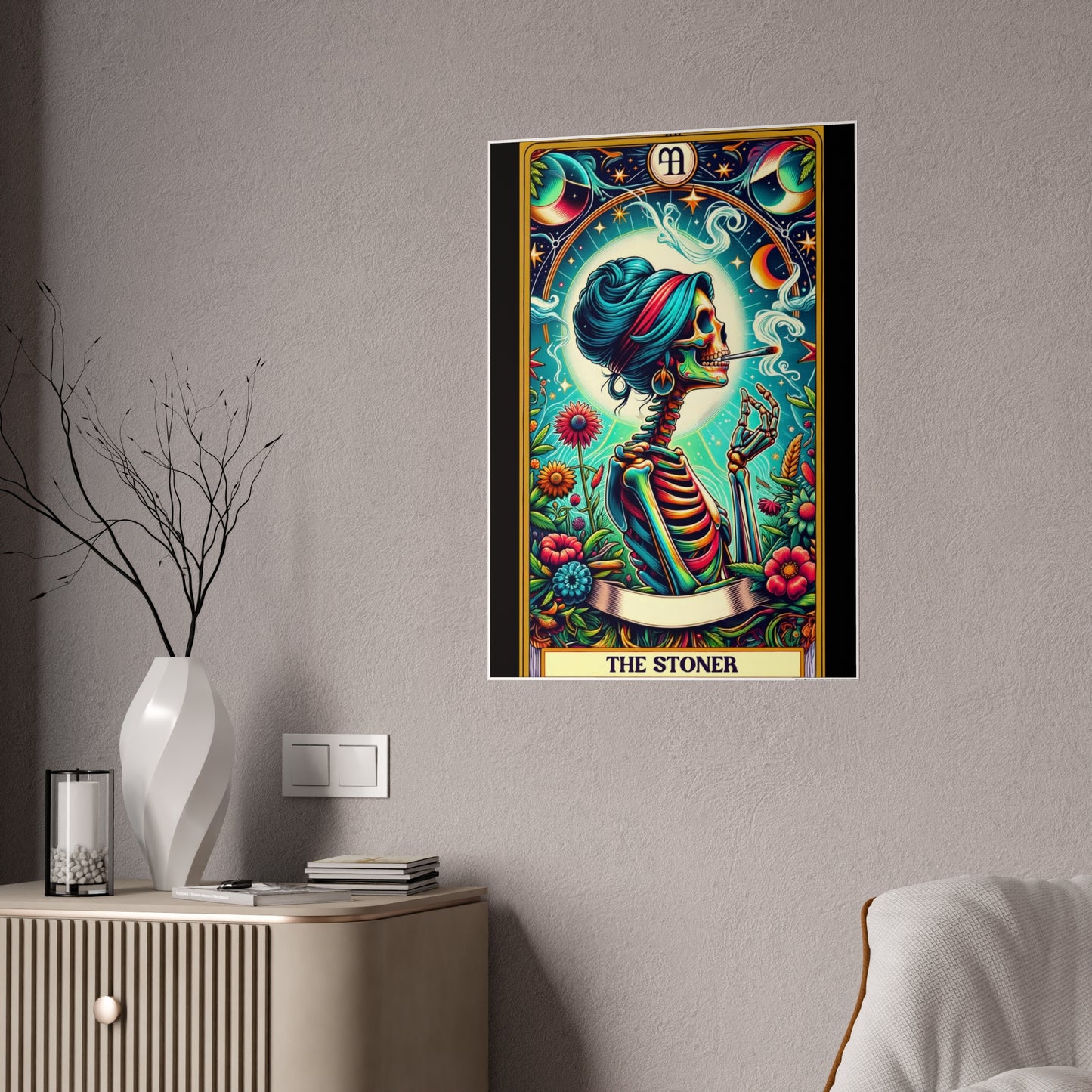 The Stoner- Tarot Wall Art - VYBE Shop