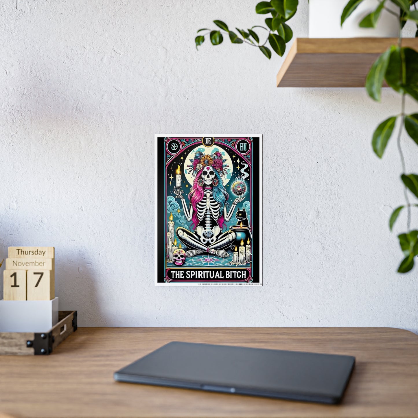 Spiritual Bitch Poster | Tarot Wall Art for a Bold Statement - VYBE Shop