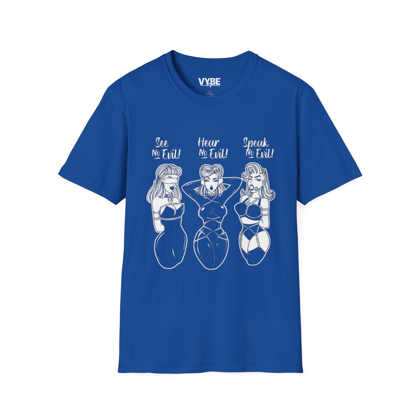 See No Evil, Hear No Evil, Speak No Evil T-Shirt - VYBE Shop