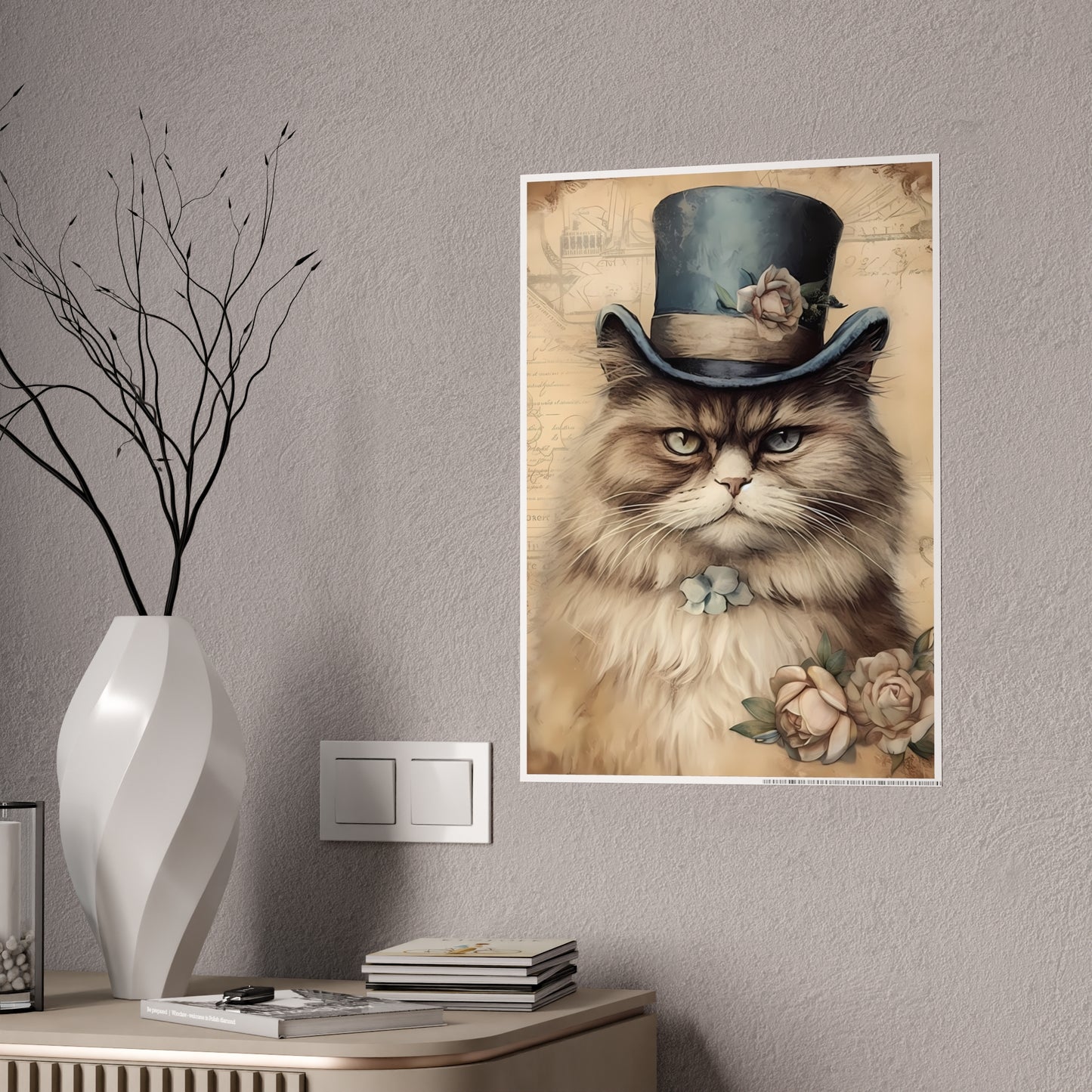 Vintage Pet Poster - Perfect Gift for Cat Lovers - VYBE Shop