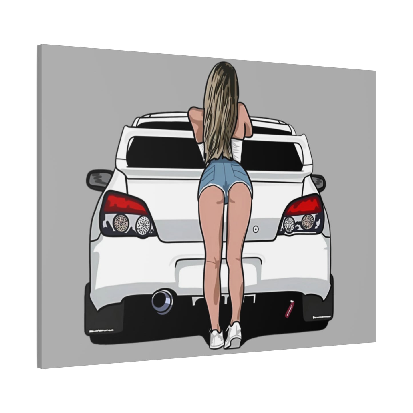 Car Lover's Art Canvas, Automotive Decor, Garage Wall Art, Gift for Car Enthusiasts, Unique Home Decor, Custom Prints - VYBE Shop