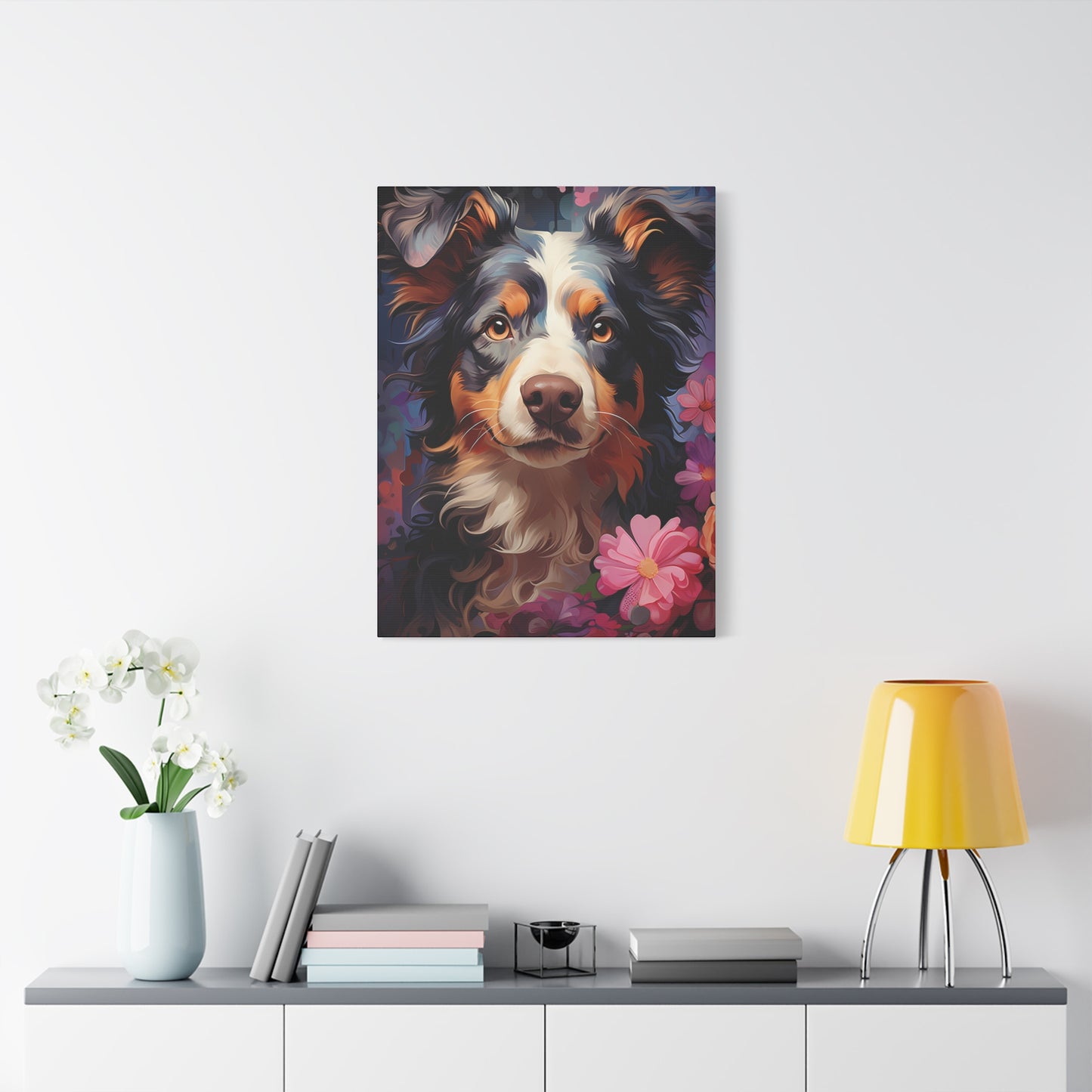 Border Collie Canvas Print - Framed Wall Art for Dog Lovers - VYBE Shop