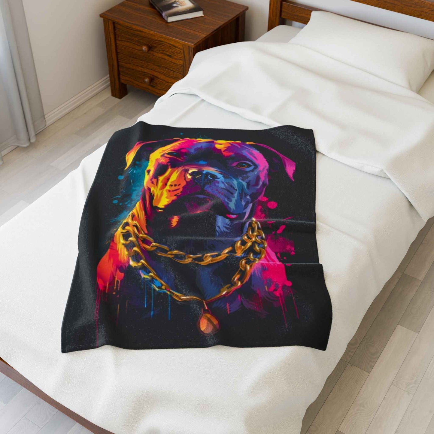 Cozy Colorful Dog Blanket