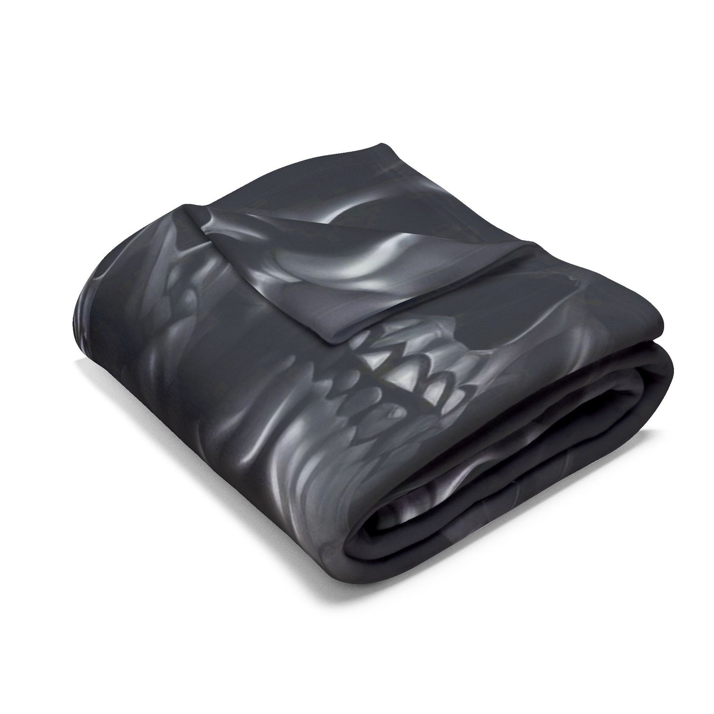 Gothic Skull Fleece Blanket