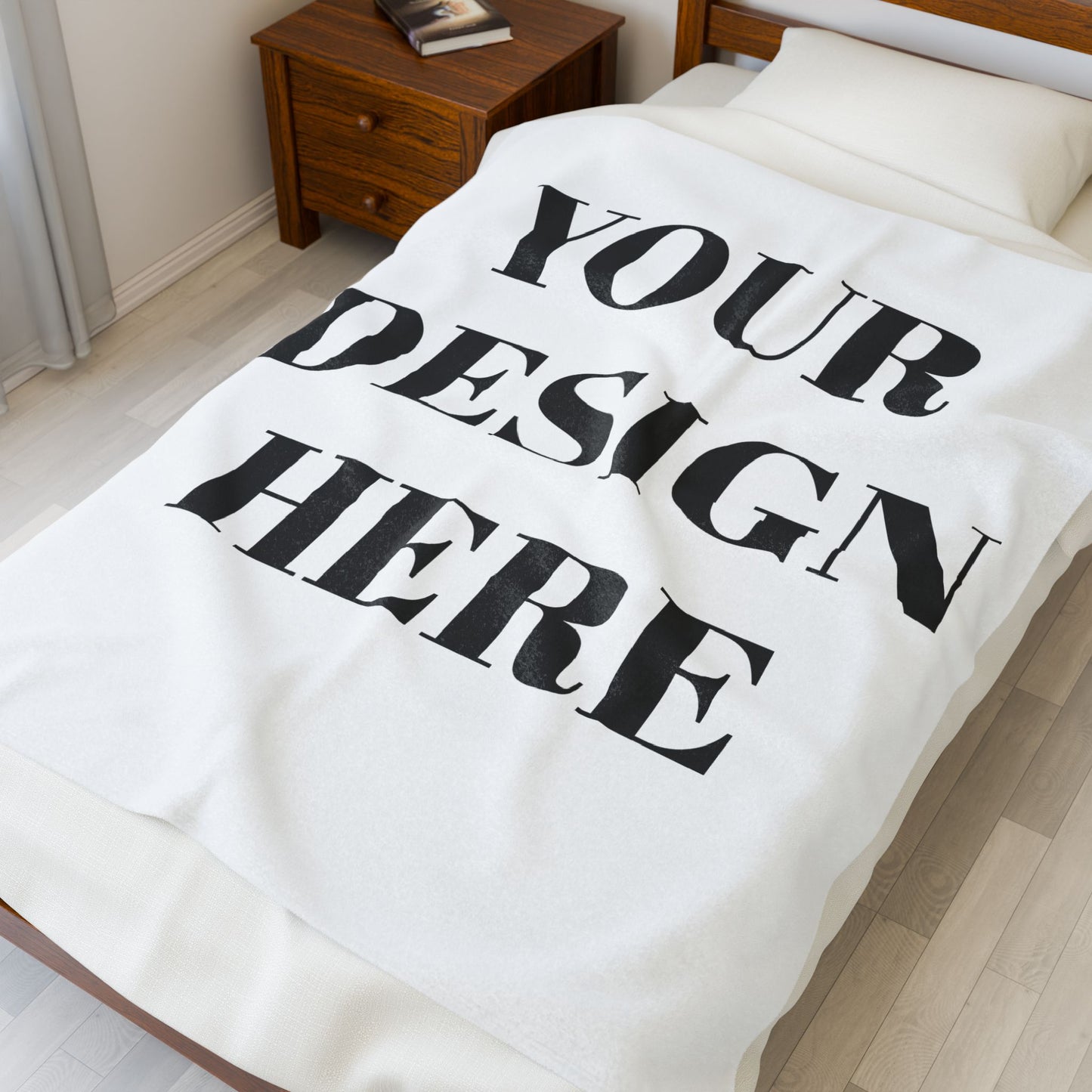 Cozy Personalized Blanket - Soft Velveteen Plush Throw, Custom Gift for Her, Warm Home Decor for All Occasions - VYBE Shop