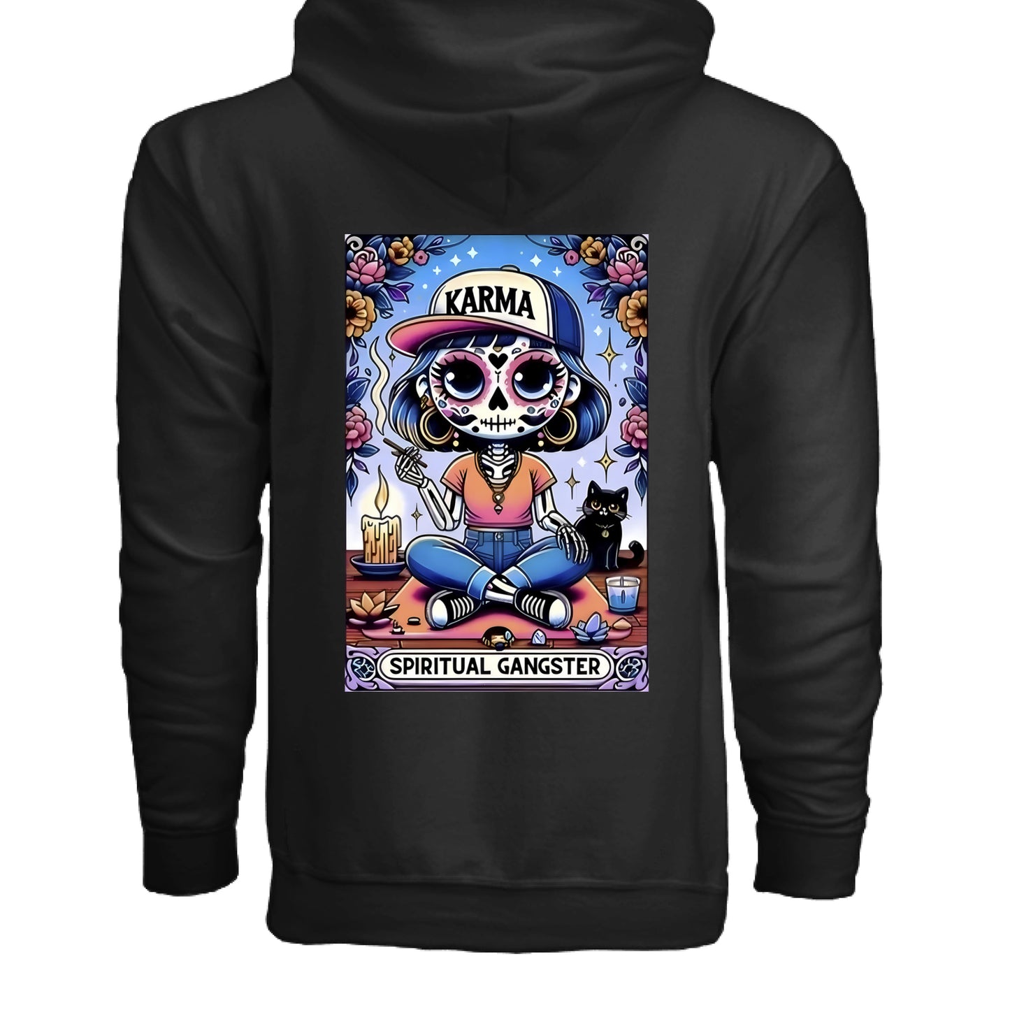 Tarot- Spiritual Gangster Zip Up Hoodie - VYBE Shop