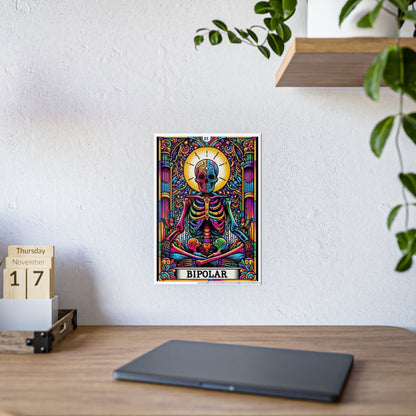 Vibrant Bipolar Tarot Poster - Funny Wall Art for Unique Home Decor - VYBE Shop
