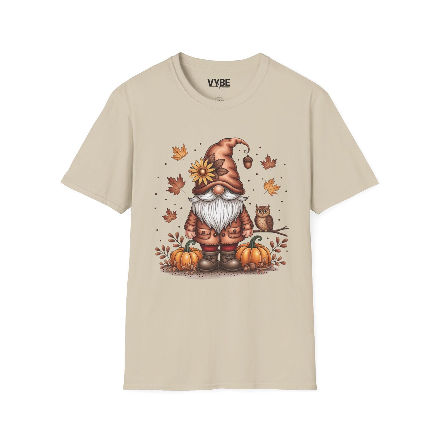 Autumn Gnome T-Shirt, Cozy Fall Tee - VYBE