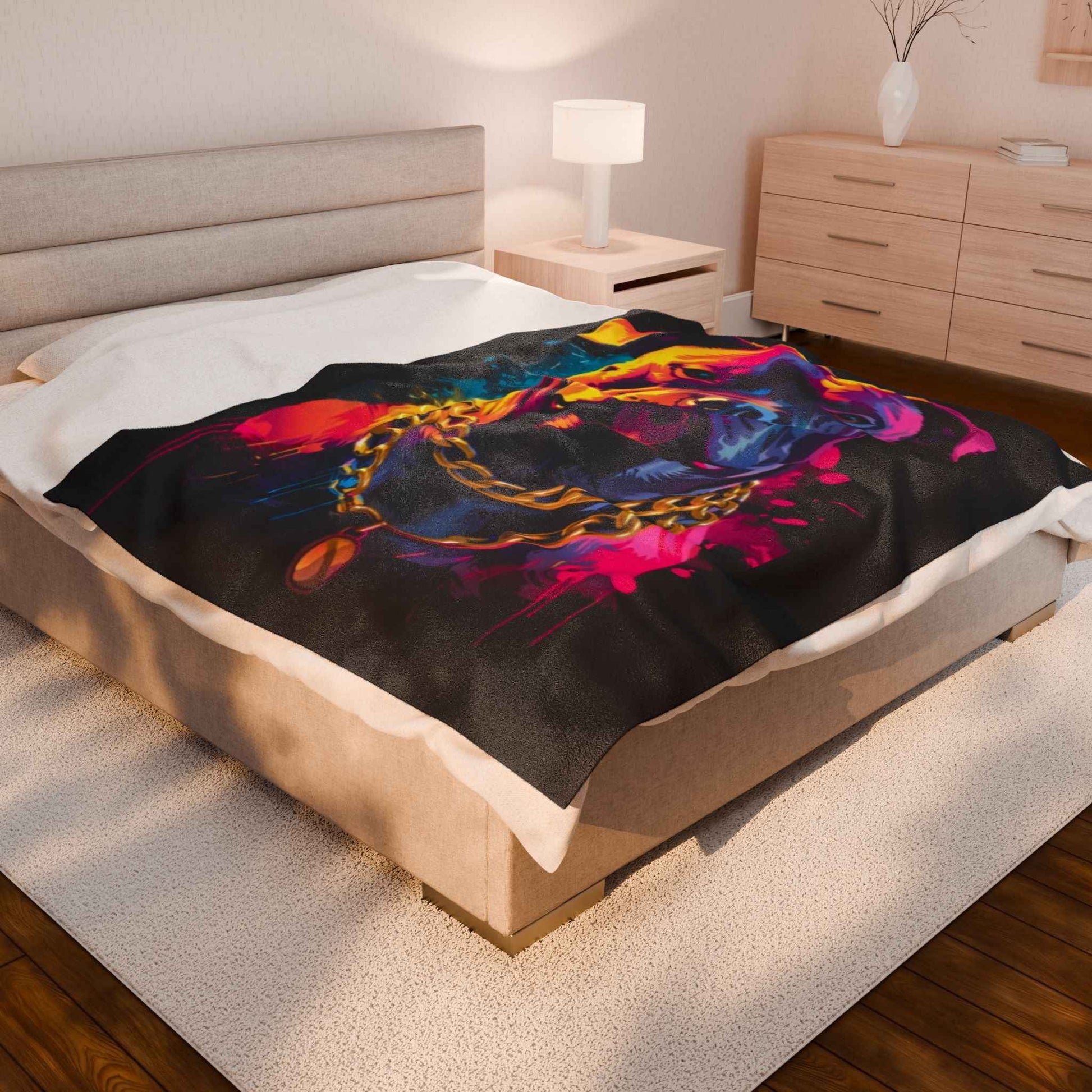 Cozy Colorful Dog Blanket