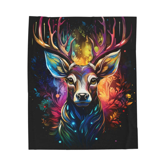 Artistic Forest Stag Blanket