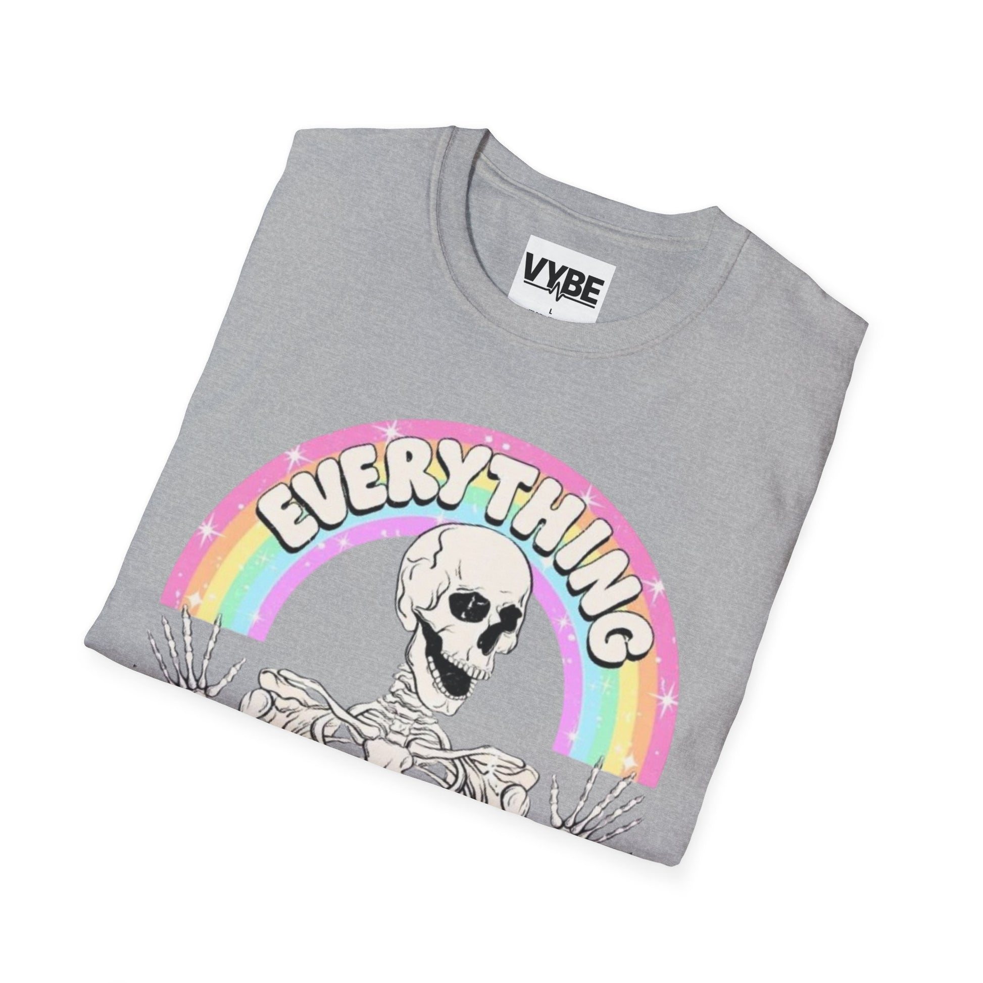 Funny- Everything Sucks Vintage Skeleton T-Shirt - VYBE Shop