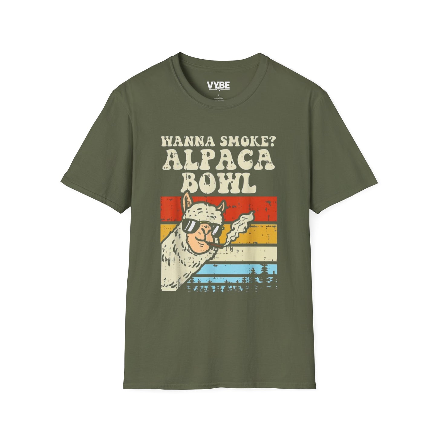 420- Alpaca Bowl T-Shirt, Funny Gift For Hippie Stoners - VYBE Shop