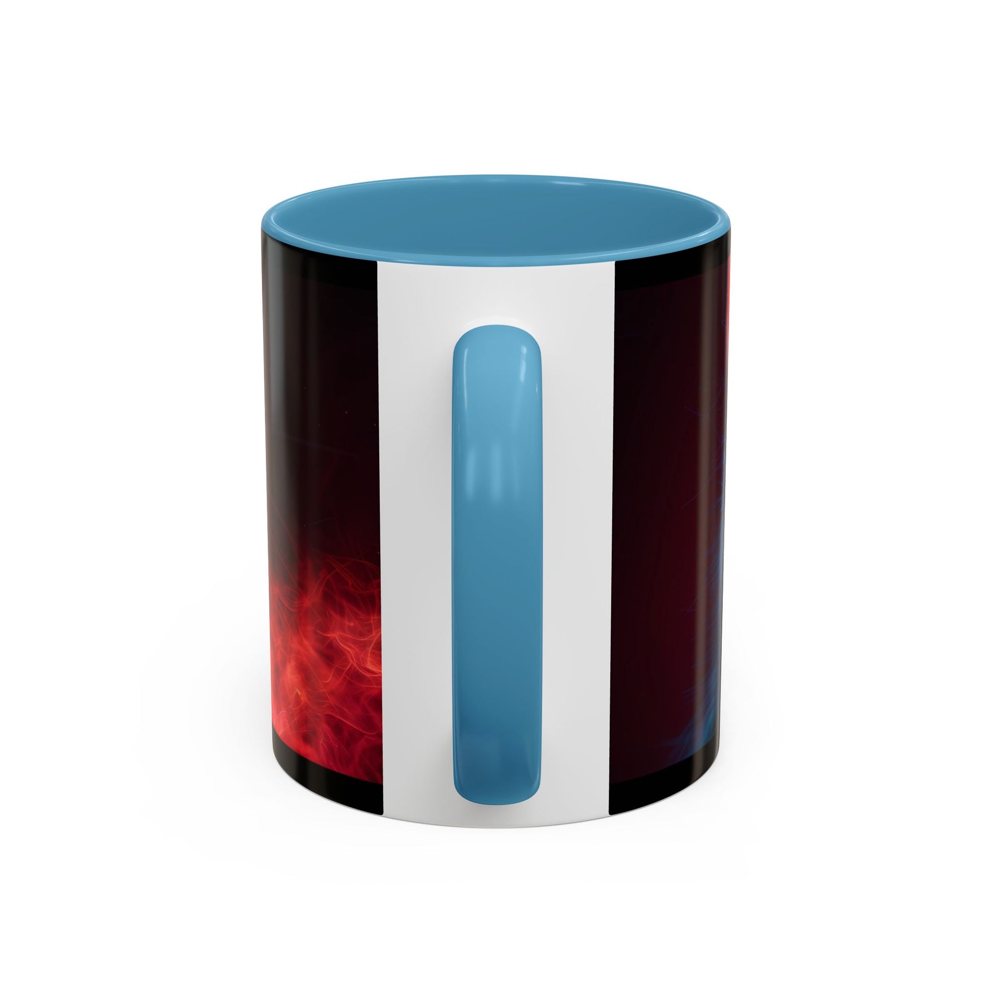 Cosmic Cat Coffee Mug - Vibrant Colorful Design, Cat Lover Gift, Unique Accented Mug, Pet Owner Gift, Cosmic Art Drinkware - VYBE