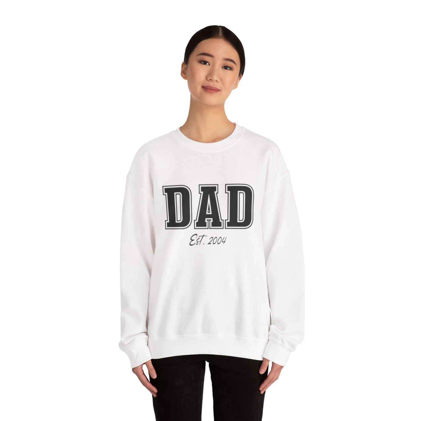Customizable Dad Sweatshirt | Personalize with Your Child's Birth Year - VYBE