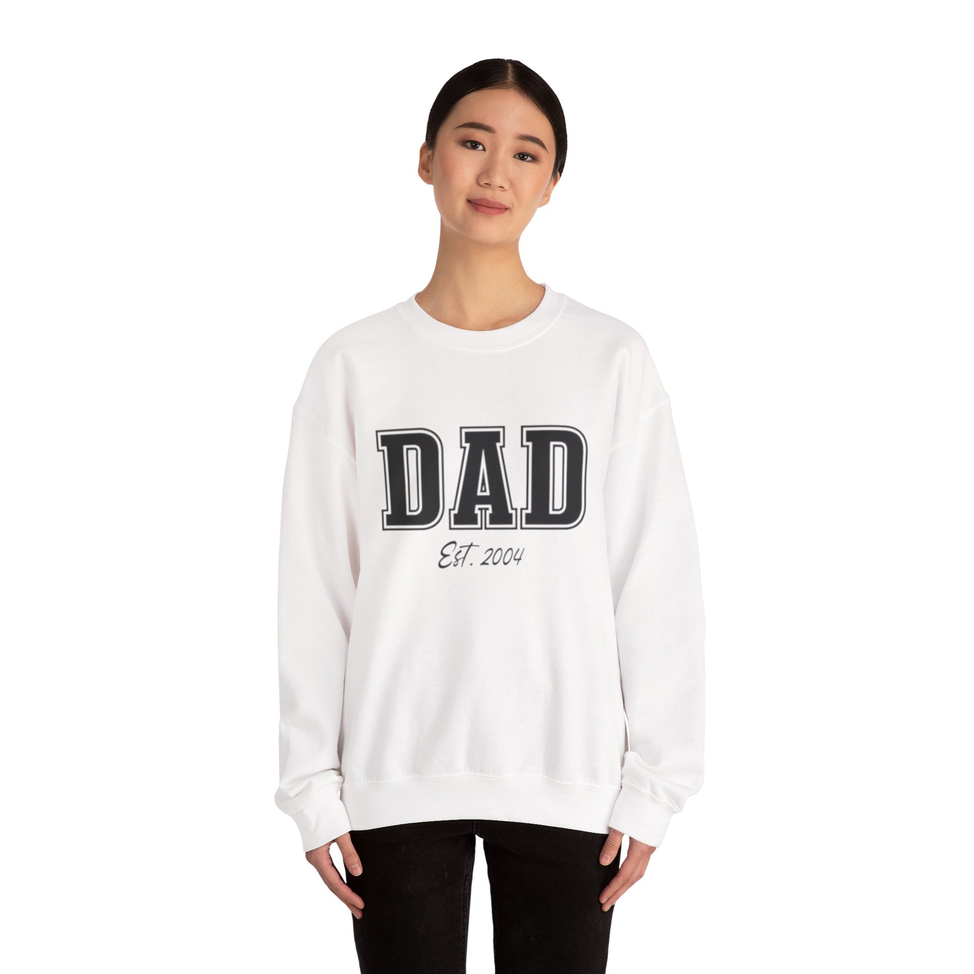 Customizable Dad Sweatshirt | Personalize with Your Child's Birth Year - VYBE