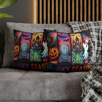 Halloween Pillowcase for Spooky Season - Cozy Fall Decor, Ghost & Pumpkin Designs for Halloween Parties and Gifts - VYBE Shop