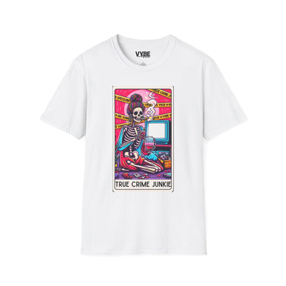 True Crime Junkie- Tarot T-Shirt - VYBE Shop