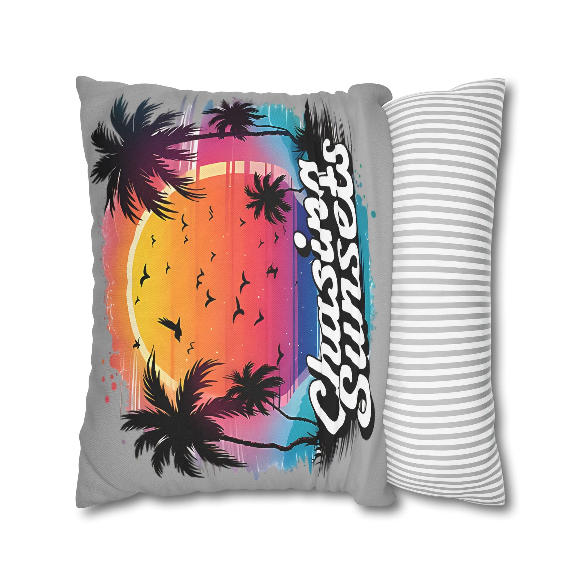 Sunset Vibes Pillowcase - Tropical Decor for Relaxation and Beach House Gifts - VYBE Shop