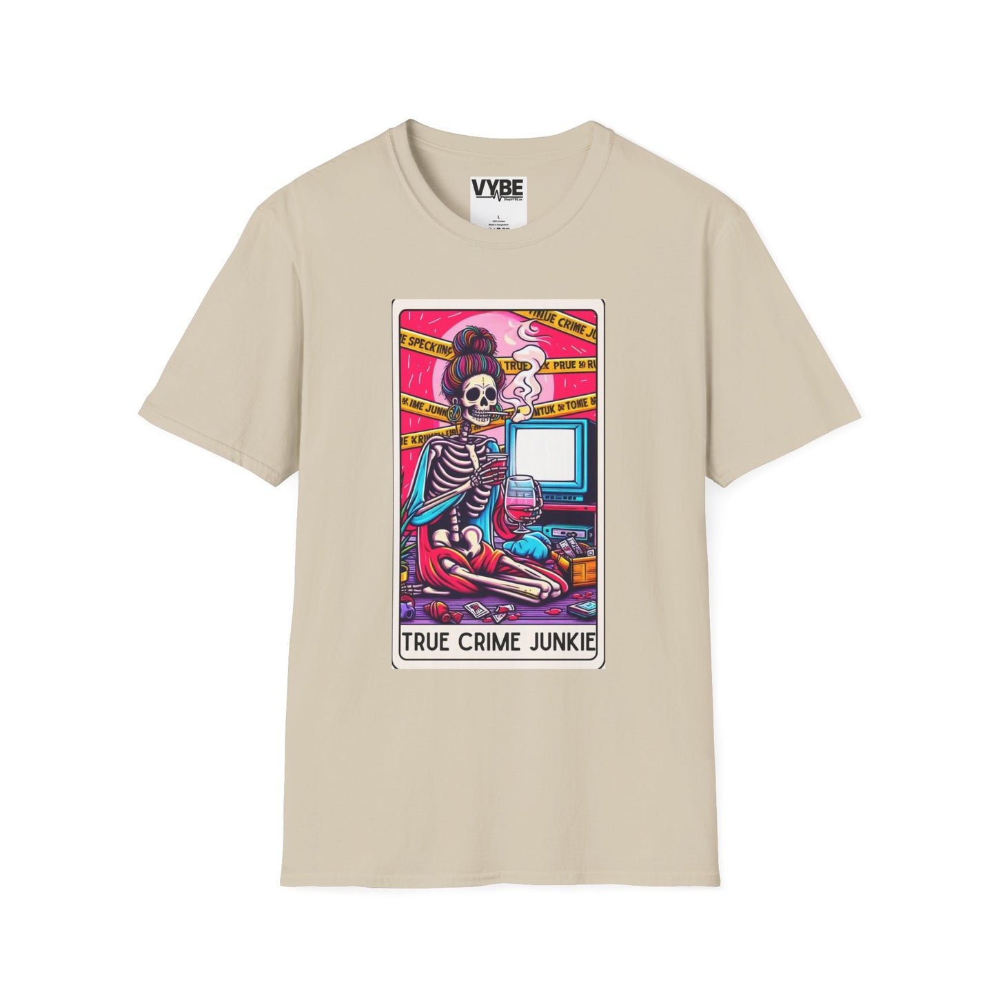 True Crime Junkie- Tarot T-Shirt - VYBE Shop
