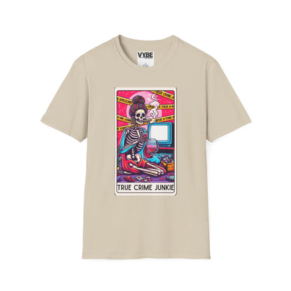 True Crime Junkie- Tarot T-Shirt - VYBE Shop