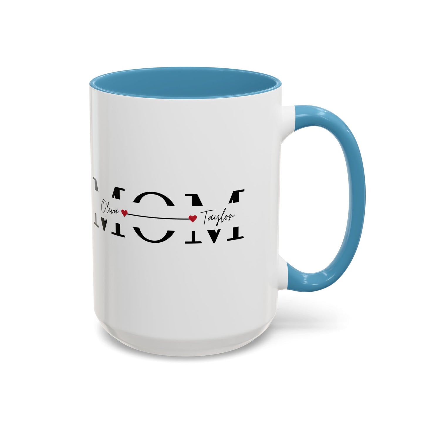 Personalized Mom Coffee Mug, Gift for Mother's Day, Customizable Mug for Mom, Family Coffee Mug, Heartfelt Coffee Cup - VYBE Shop