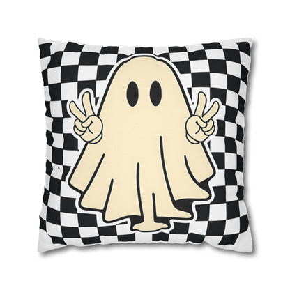 Playful Ghost Pillowcase for Halloween Decor, Cozy Home Accent, Perfect Gift for Ghost Lovers - VYBE Shop