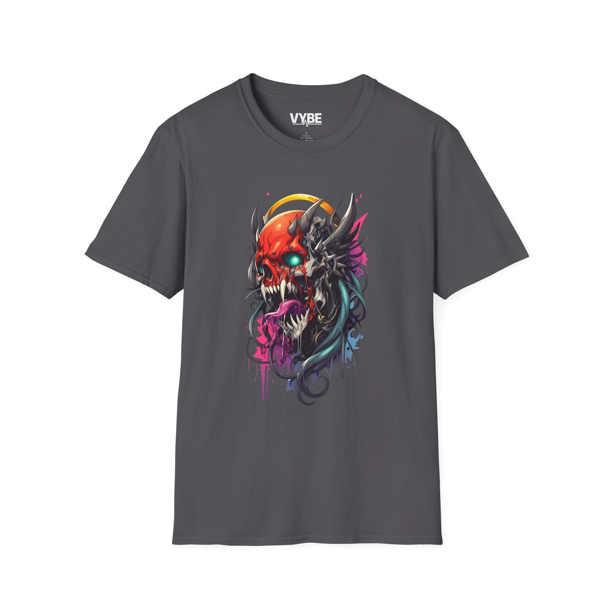 Vibrant Skull Graphic Tee - VYBE Shop