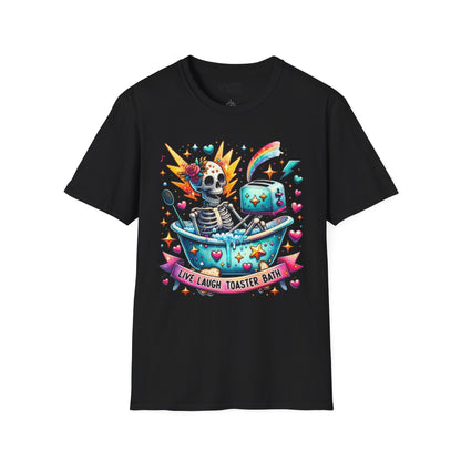 Live Laugh Toaster Bath T-Shirt