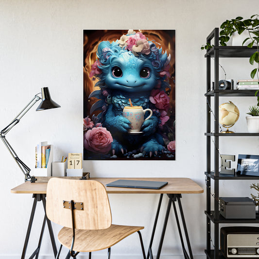 Adorable Fantasy Creature Poster, Gift for Kids - VYBE Shop