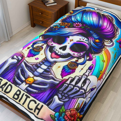 Tarot Bad Bitch Plush Blanket