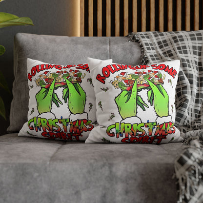 Grinch Christmas Pillowcase - Fun Holiday Decor Throw Pillow Cover for Festive Home Accent and Unique Gift - VYBE Shop