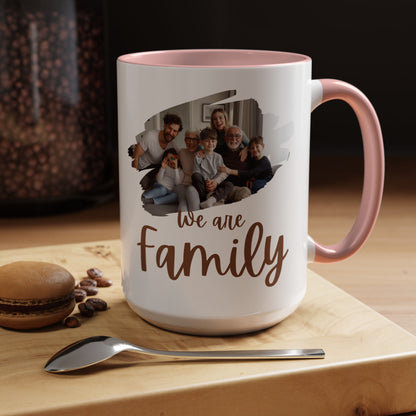 Customized Family Coffee Mug, Personalized Mug Gift, Add Your Family Photo - VYBE Shop