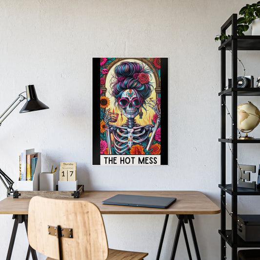 Hot Mess Wall Poster - Tarot Inspired Art for Unique Home Decor - VYBE Shop