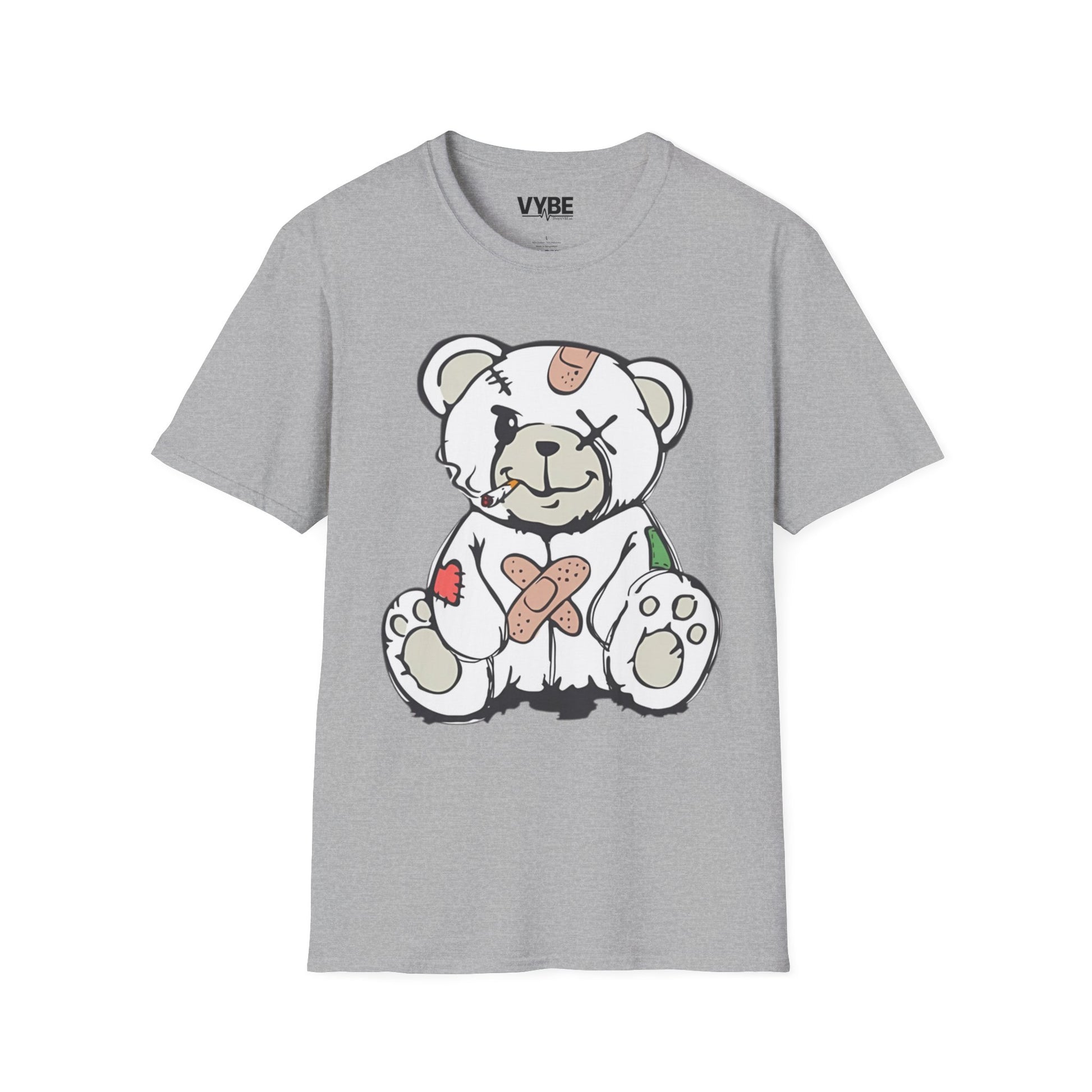 Bandaged Teddy Bear T-Shirt - VYBE